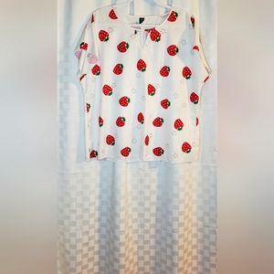 Straberry Short sleeved top